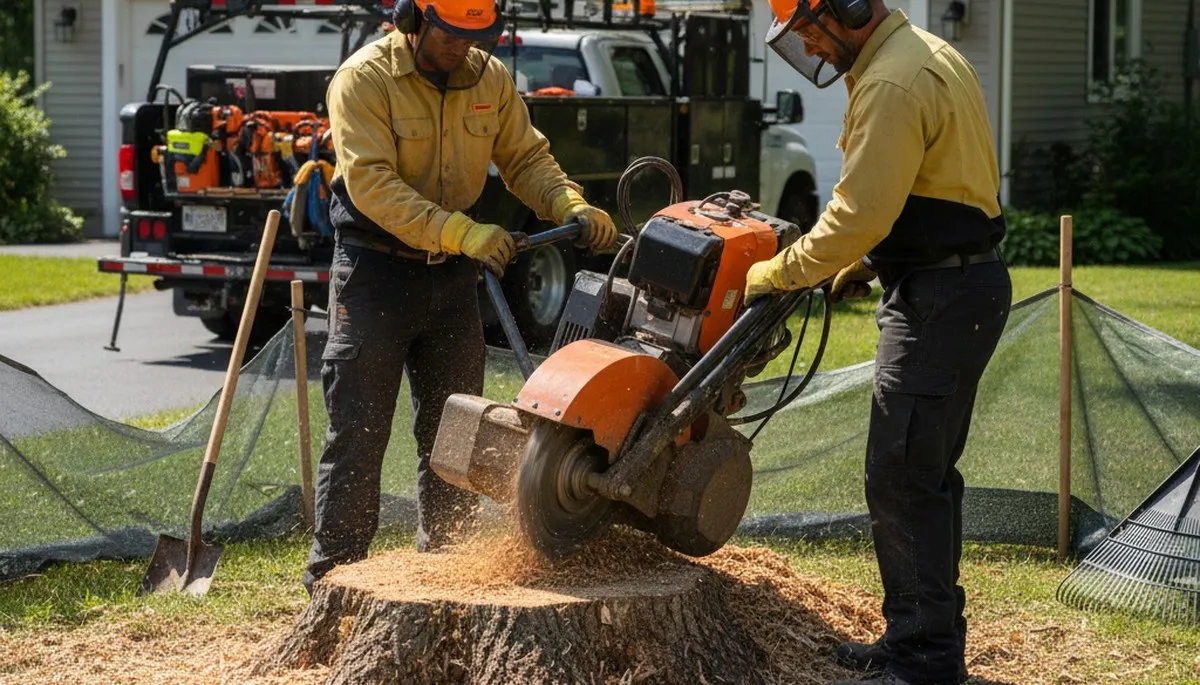Stump removal service in Tampa, FL for a cleaner, safer yard