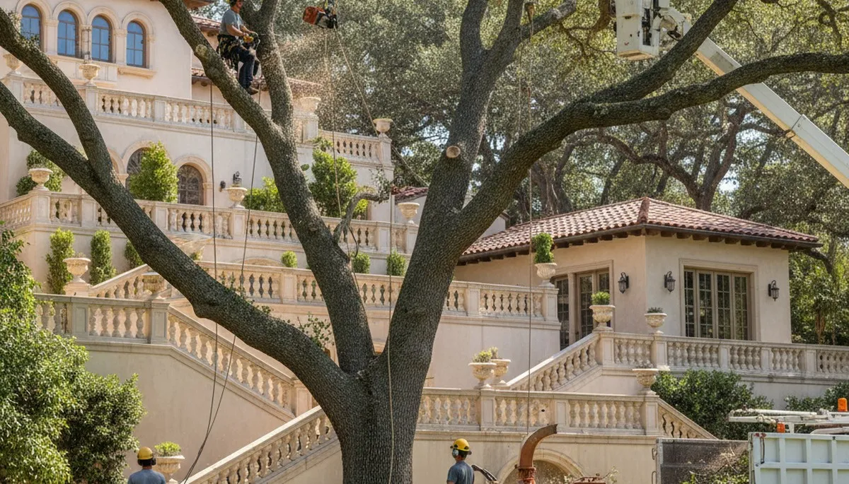 Tree trimming crew serving Tampa, FL for professional tree care and pruning services